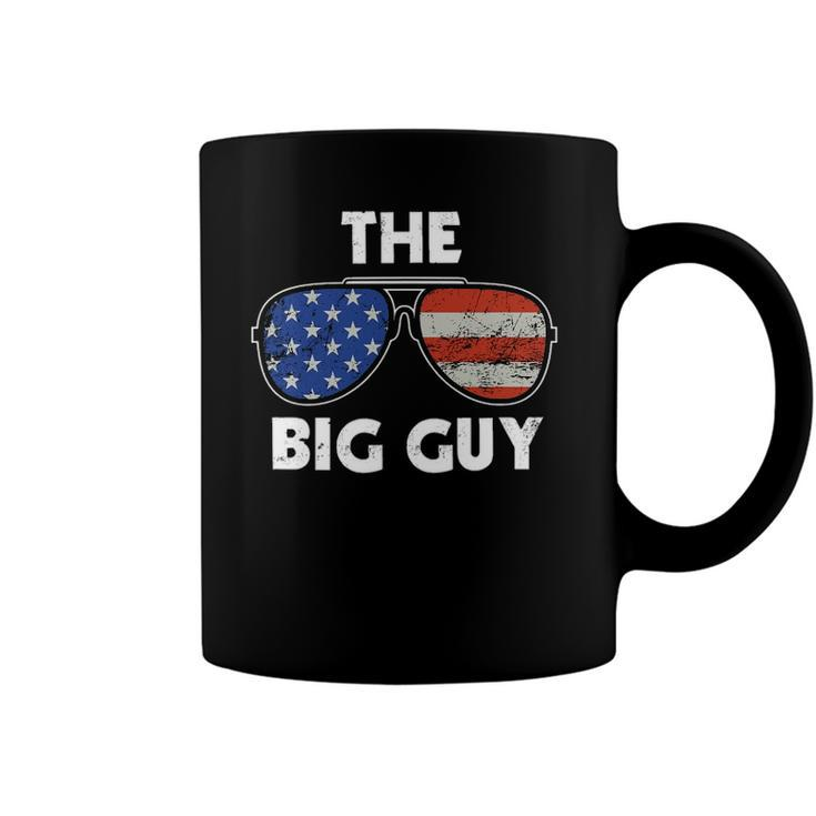 The Big Guy Joe Biden Sunglasses Red White And Blue Big Boss Coffee Mug