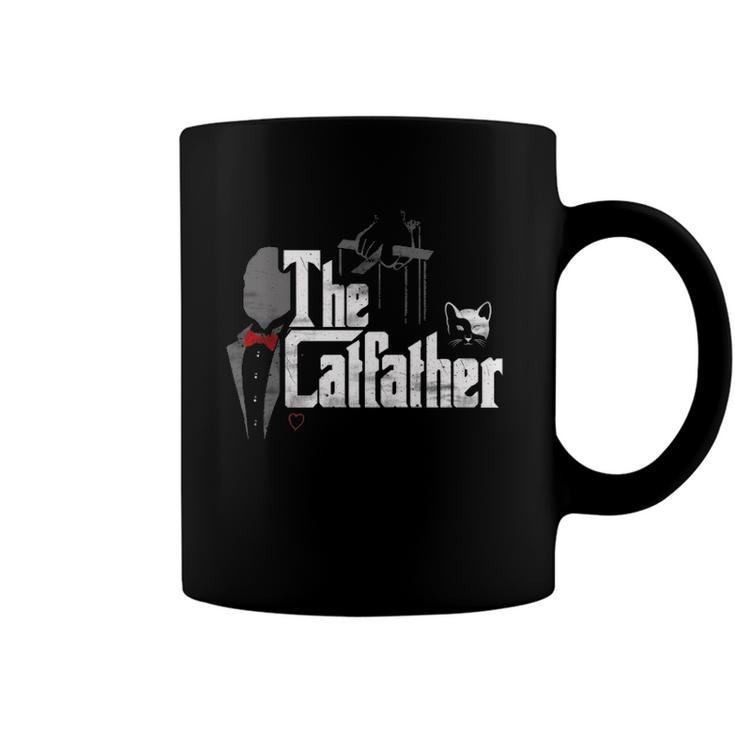 The Catfather  Funny Cat Dad Gift Father Of Cats  Coffee Mug