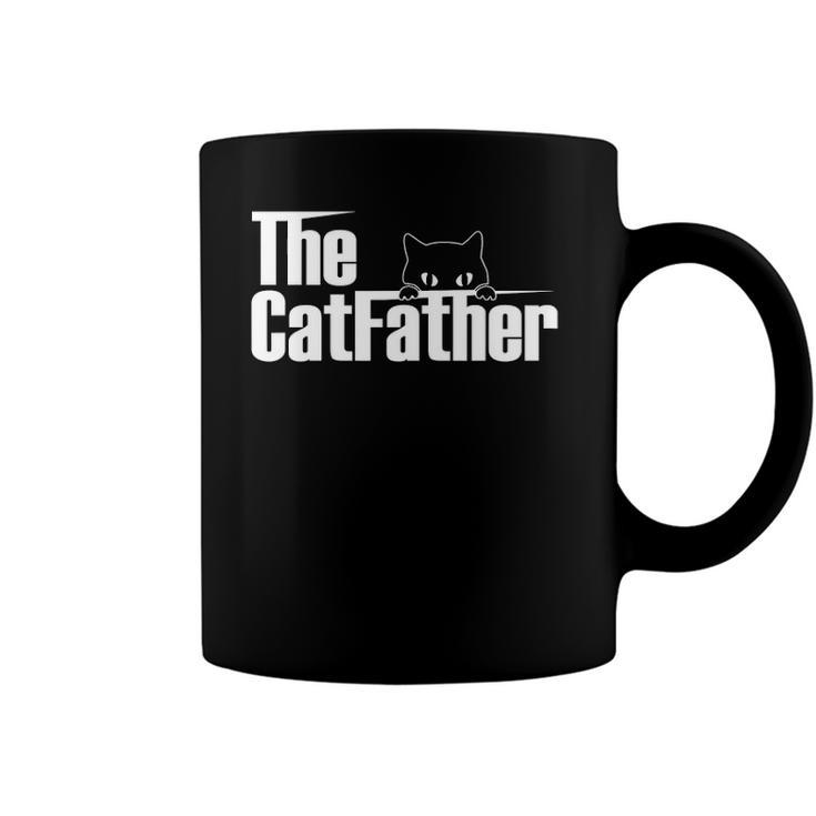 The Catfather Funny Cute Cat Father Coffee Mug