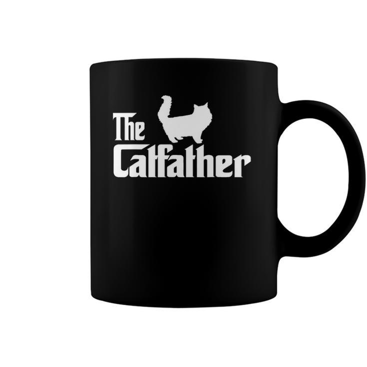 The Catfather Persian Cat Lover Funny Father Cat Dad Coffee Mug