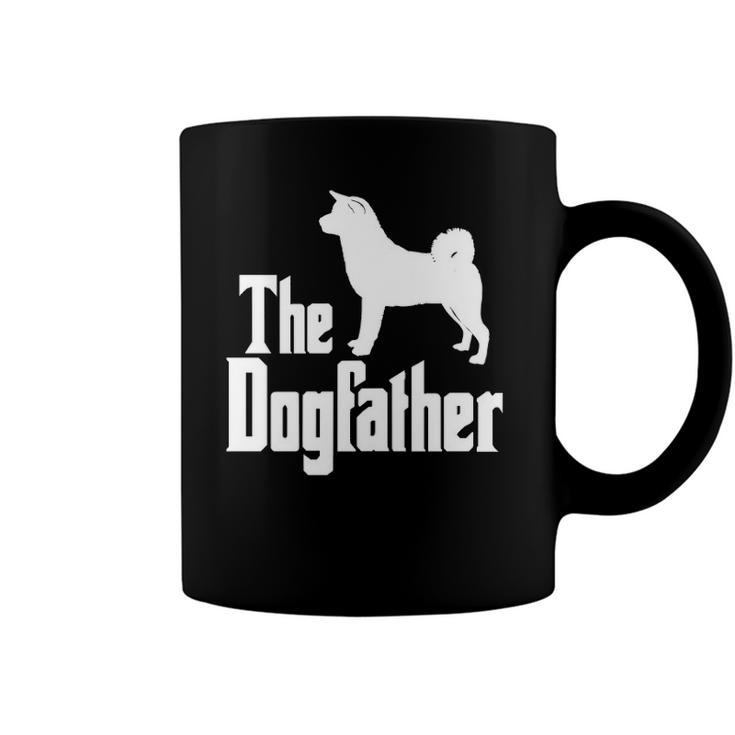 The Dogfather Akita Dog Silhouette Funny Gift Idea Classic Coffee Mug