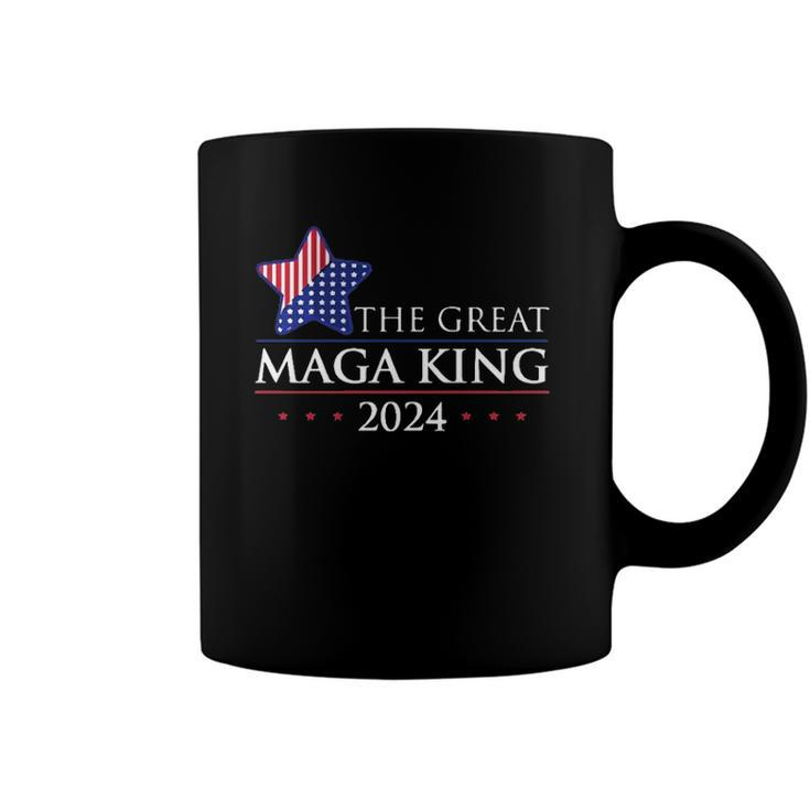 The Great Maga King Trump 2024 Proud Ultra Maga Coffee Mug