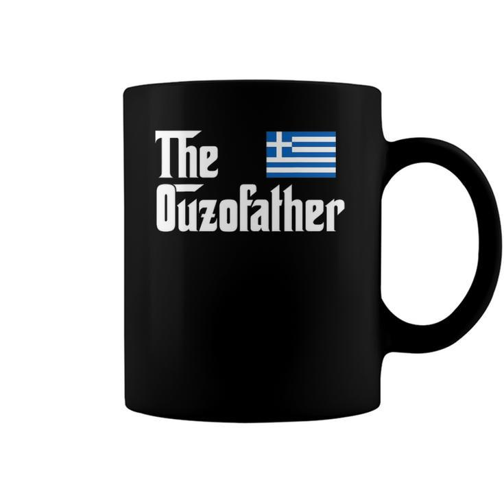 The Ouzo Father Funny Greek Flag Gift Coffee Mug