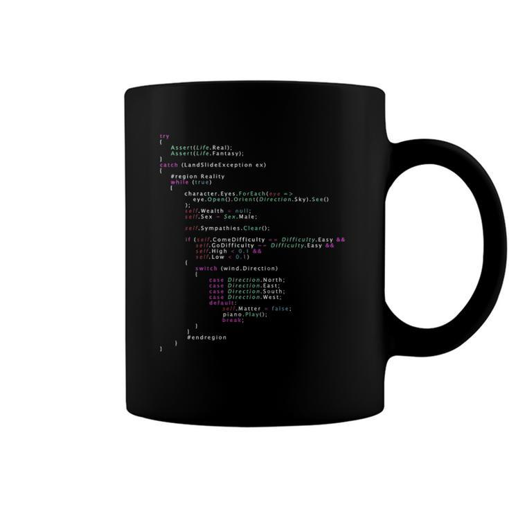 The Real Life Coding Lover Gift Coffee Mug