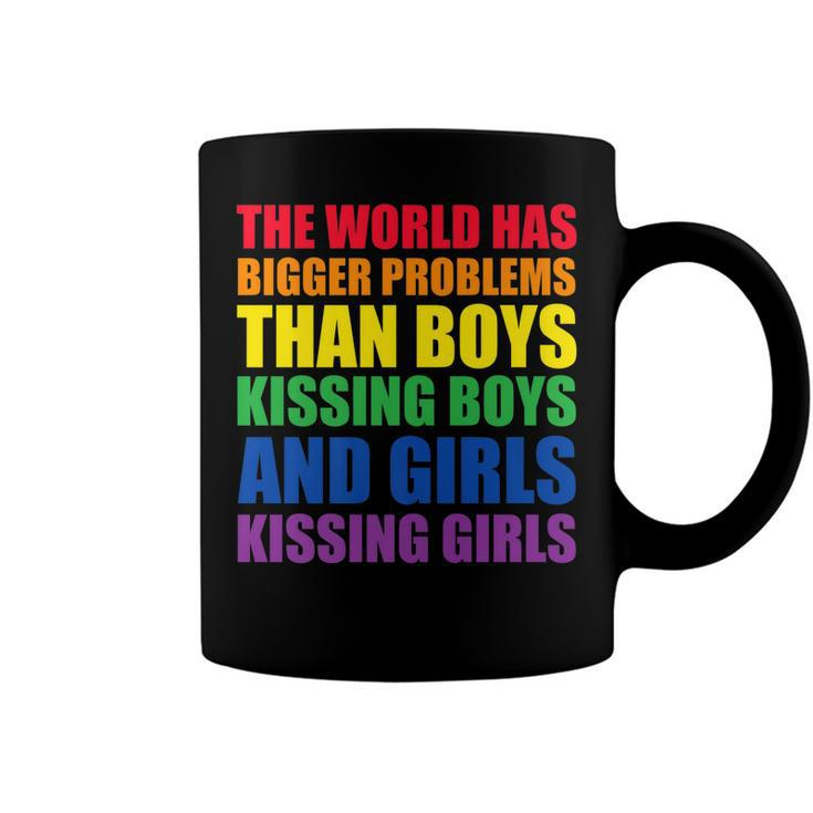 The World Has Bigger Problems Lgbt-Q Pride Gay Proud Ally   Coffee Mug