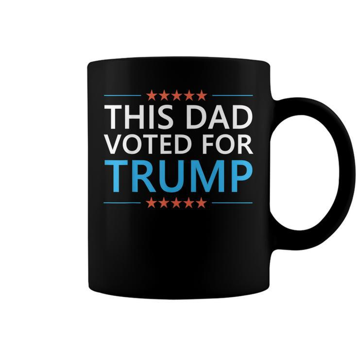 This Dad Voted For Trump Funny 4Th Of July Fathers Day Meme  Coffee Mug