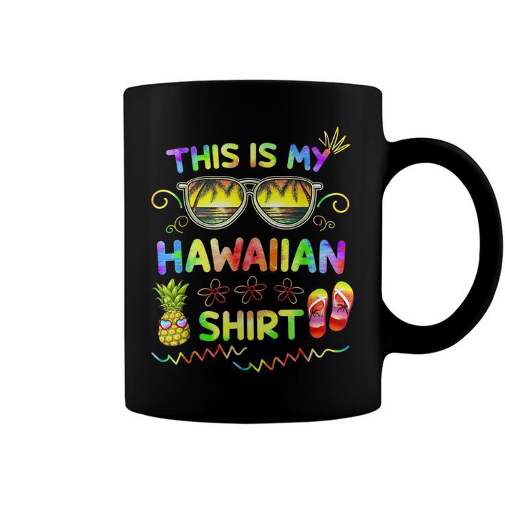 This Is My Hawaiian  Luau Aloha Hawaii Beach Pineapple  Coffee Mug