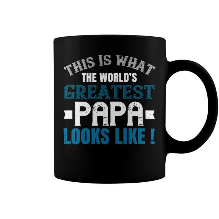 This Is What The Worlds Gratest Papa Papa T-Shirt Fathers Day Gift Coffee Mug