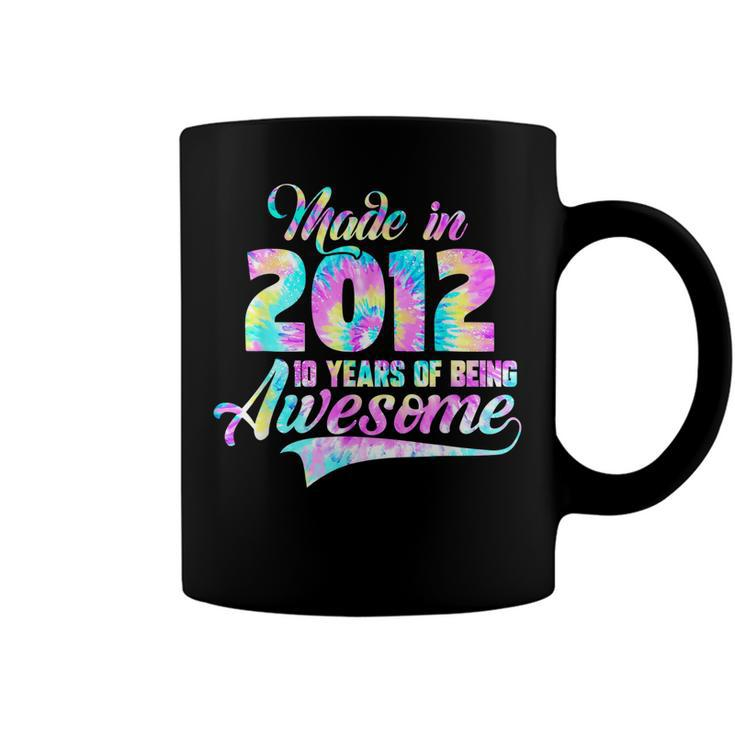 Tie-Dye Made In 2012 10 Year Of Being Awesome 10 Birthday  Coffee Mug