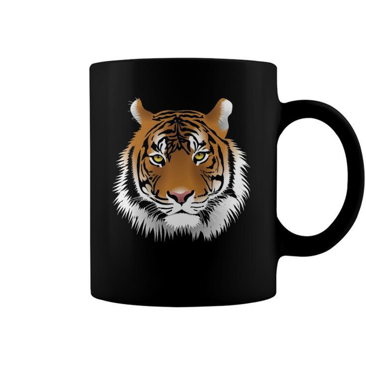 Tiger Face Animal Lover Funny Tigers Zoo Kids Boys Girl Coffee Mug