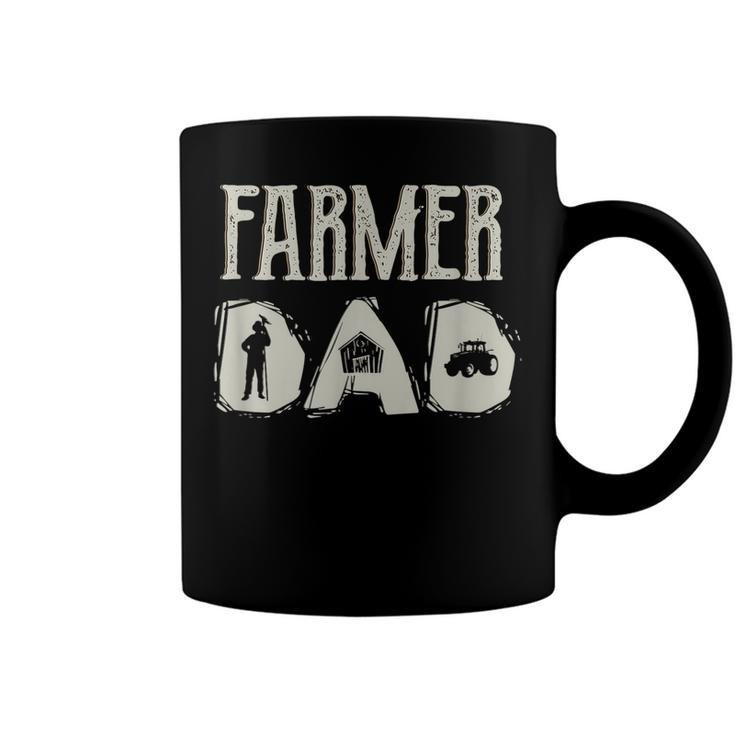 Tractor Dad Farming Father Farm Lover Farmer Daddy  V2 Coffee Mug
