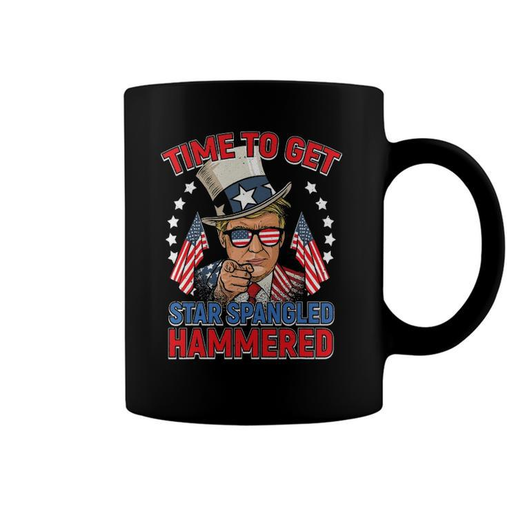 Trump 4Th Of July  Star Spangled Hammered Drinking Tee Coffee Mug
