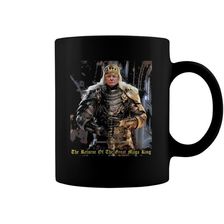 Trump King Of Avalon Maga King The Return Of The Great Maga King Coffee Mug