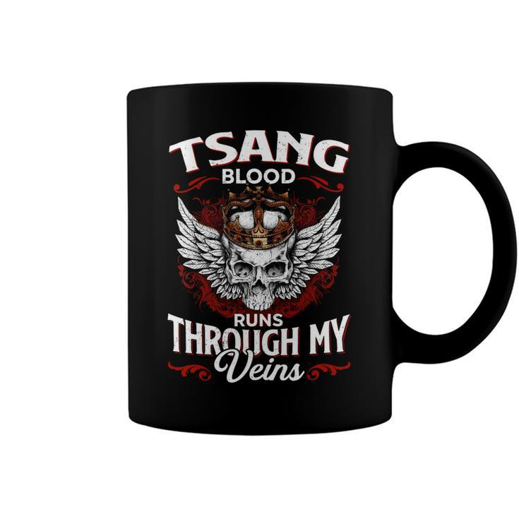 Tsang Blood Runs Through My Veins Name Coffee Mug