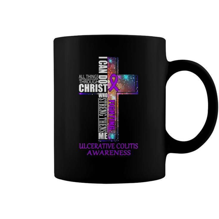 Ulcerative Colitis Awareness  Christian Gift Coffee Mug