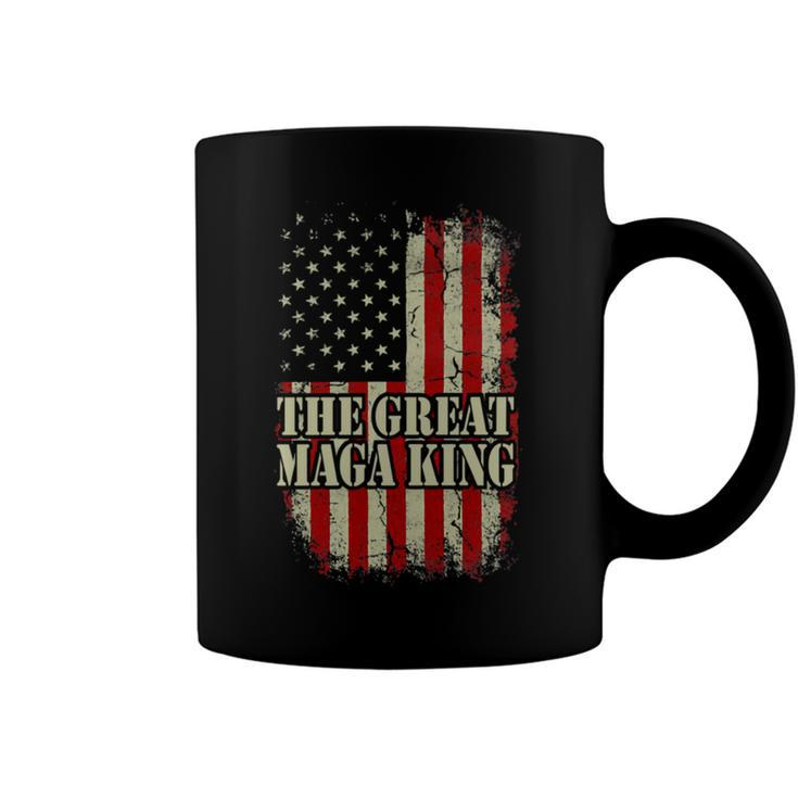 Ultra Maga Eagle 2022 The Return Of The Great Maga King Ultra Maga Tee American Flag Ultra Meg Coffee Mug