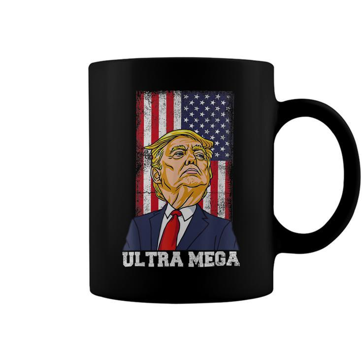 Ultra Maga Shirt Funny Anti Biden Us Flag Coffee Mug