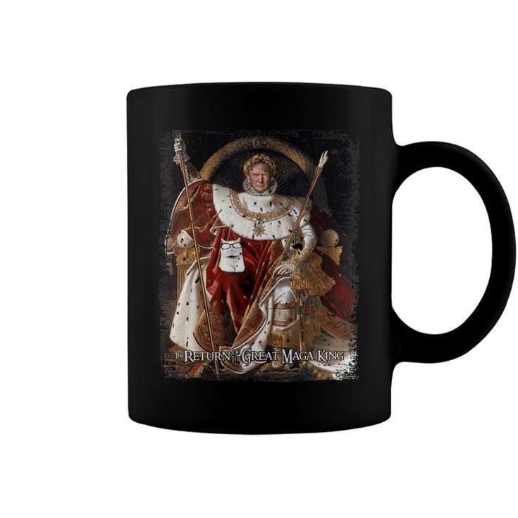 Ultra Maga The Return Of The Great Maga King Fun Trump  Coffee Mug