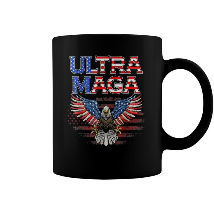 Ultra Maga United State Flag Proud Ultra-Maga  Coffee Mug