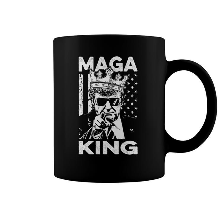 Ultra Maga Us Flag Donald Trump The Great Maga King  Coffee Mug