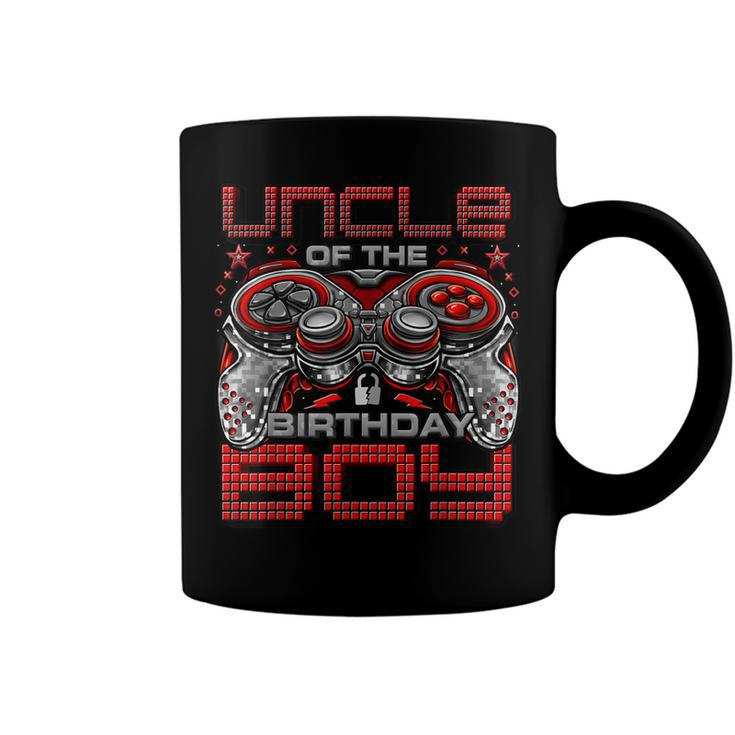Uncle Of The Birthday Boy Video Gamer Birthday Party Family  Coffee Mug