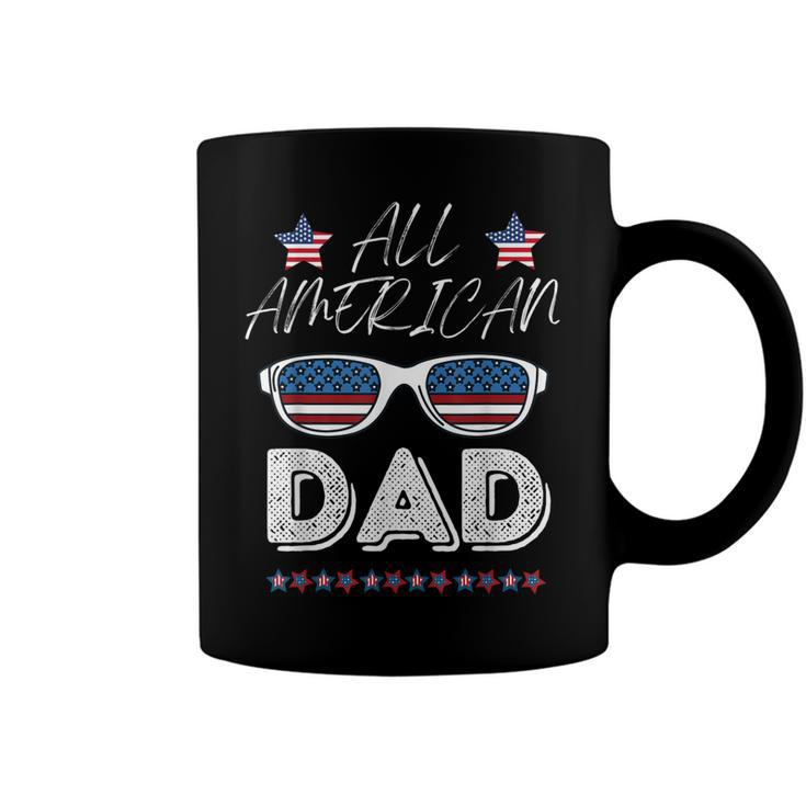 Usa 4Th Of July Great American Flag Dad  Coffee Mug