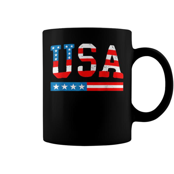 Usa Flag American  4Th Of July Merica America Flag Usa  Coffee Mug