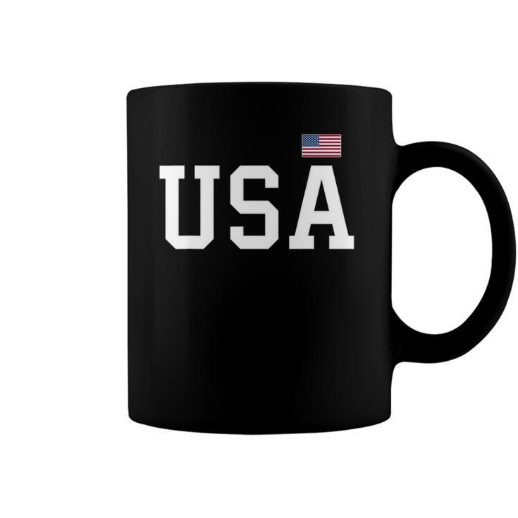 Usa  Women Men Kids Patriotic American Flag 4Th Of July Coffee Mug