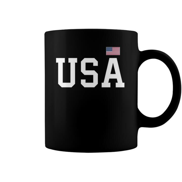 Usa Women Men Kids Patriotic American Flag 4Th Of July Gift Coffee Mug