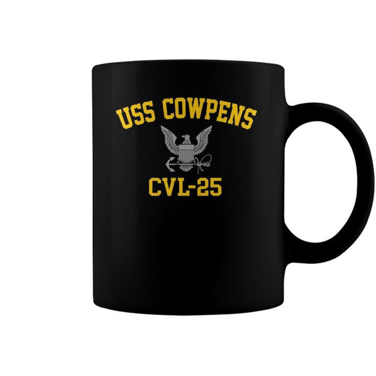 Uss Cowpens Cvl-25 Armed Forces Coffee Mug