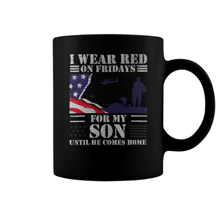 Veteran Red Fridays For Veteran Military Son Remember Everyone Deployed 98 Navy Soldier Army Military Coffee Mug