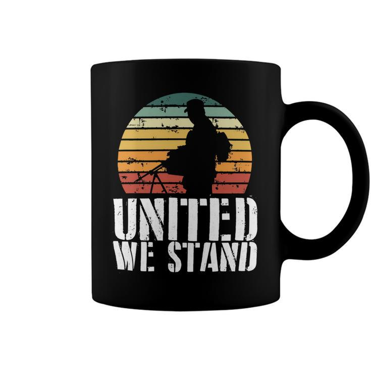 Veteran Veterans Day United We Stand Military Soldier Silhouette 323 Navy Soldier Army Military Coffee Mug