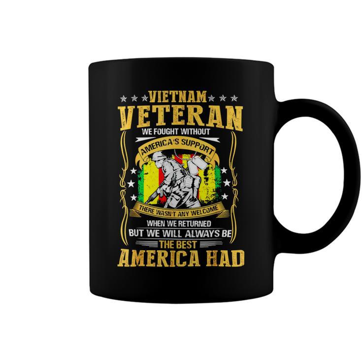 Veteran Veterans Day Vietnam Veteran We Fought Without Americas Support 95 Navy Soldier Army Military Coffee Mug