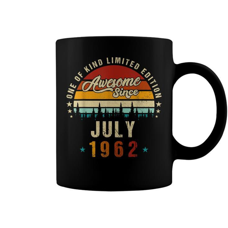 Vintage 60Th Birthday Awesome Since July 1962 Epic Legend  Coffee Mug