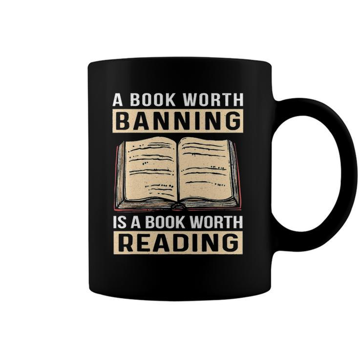 Vintage Censorship Book Reading Nerd I Read Banned Books Coffee Mug