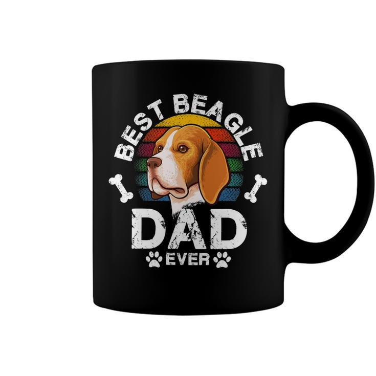 Vintage Distressed Best Lovers Dad 180 Beagle Dog Coffee Mug