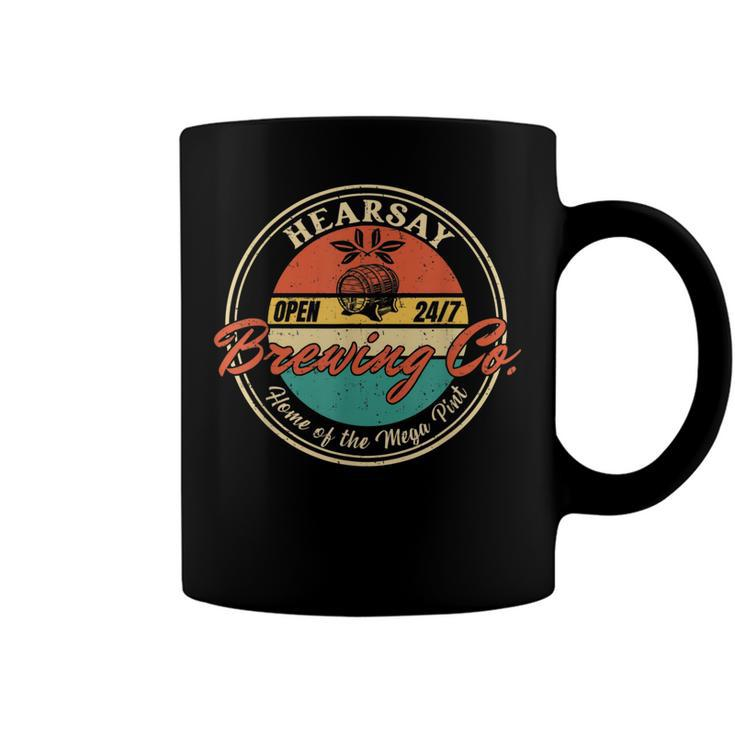 Vintage Mega Pint Brewing Co Happy Hour Anytime Hearsay  Coffee Mug