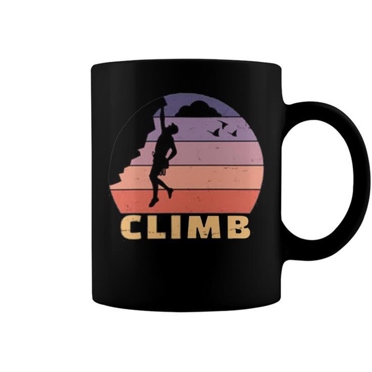 Vintage Retro Rock Climber 174 Shirt Coffee Mug