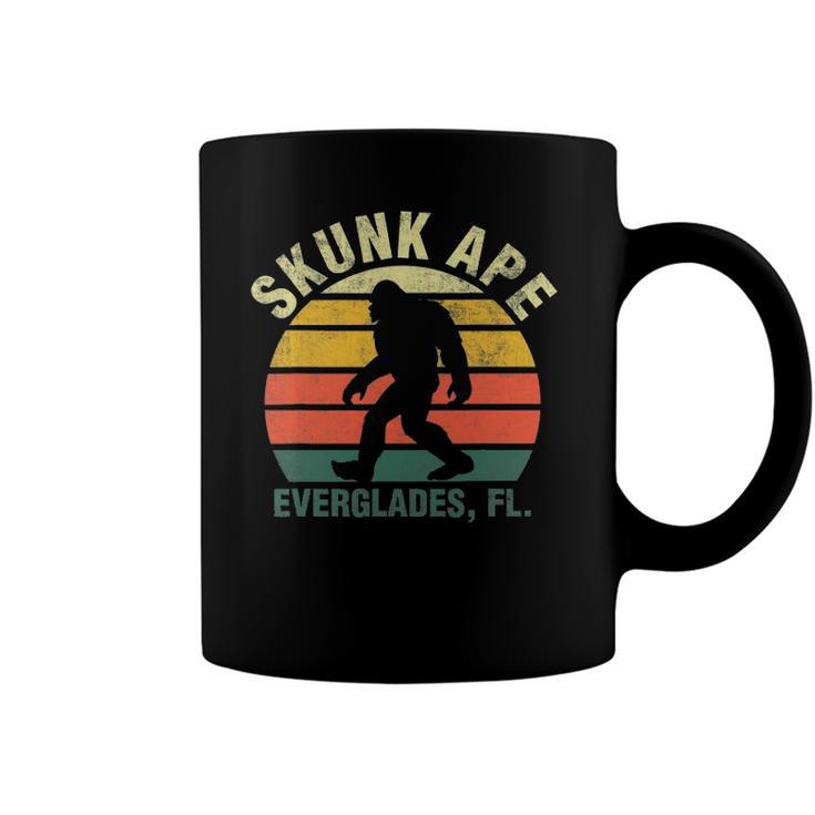 Vintage Retro Skunk Ape Florida Everglades Swamp Bigfoot Coffee Mug