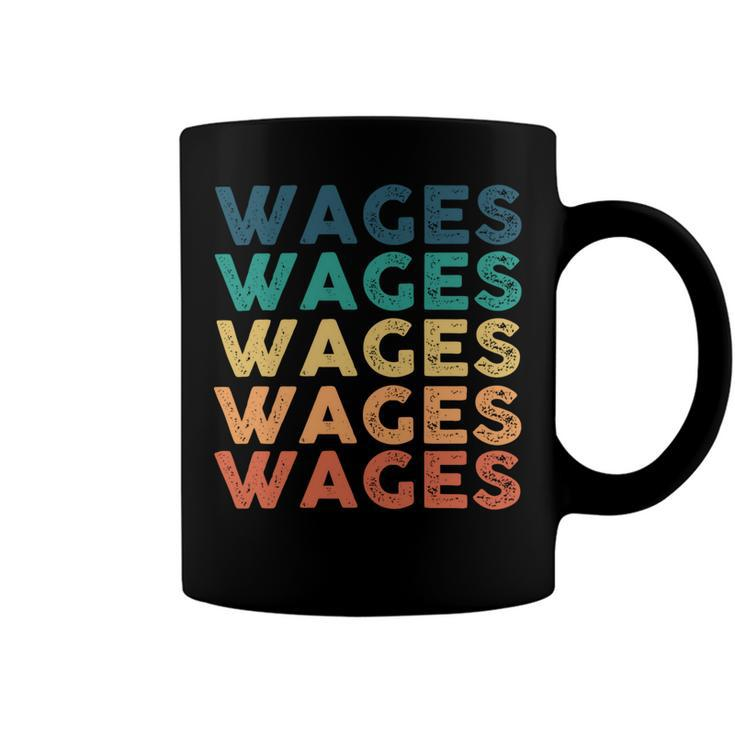 Wages Name Shirt Wages Family Name V3 Coffee Mug