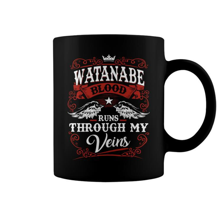 Watanabe Name Shirt Watanabe Family Name Coffee Mug
