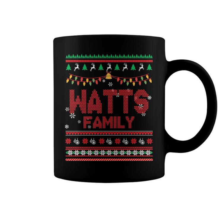 Watts Name Gift   Watts Family Coffee Mug