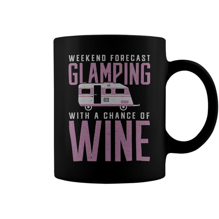 Weekend Forecast Camping With A Chance 18 Shirt Coffee Mug