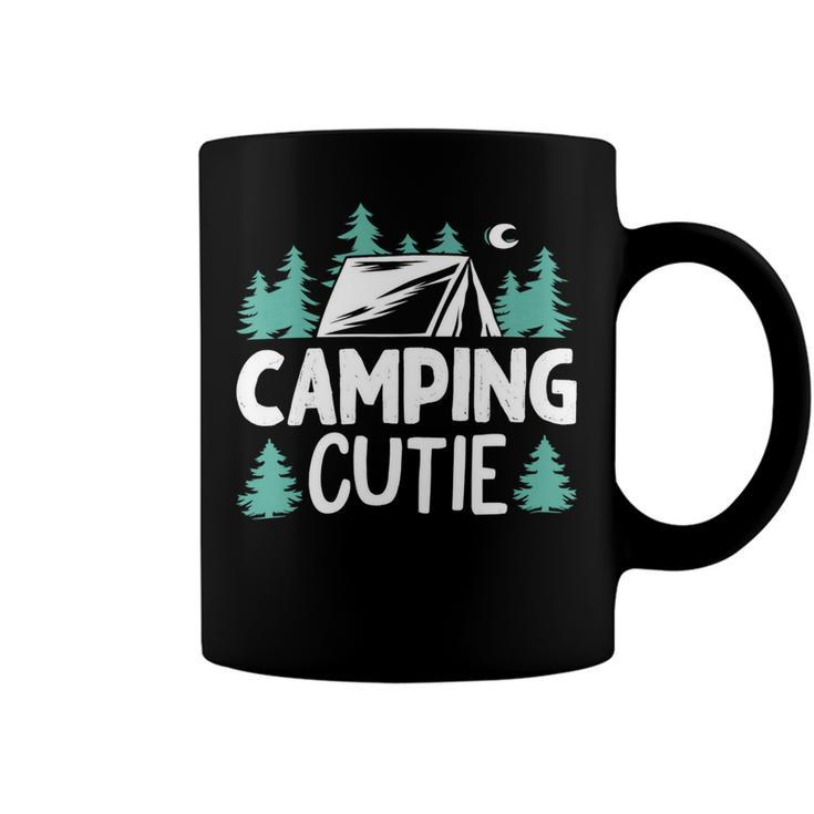 Women Girls Kids Camping Cutie Camp Gear Tent Apparel Ladies T Shirt Coffee Mug