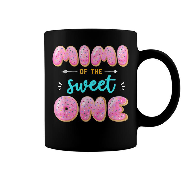 Women Mimi Of Sweet One First Birthday Matching Family Donut  Coffee Mug