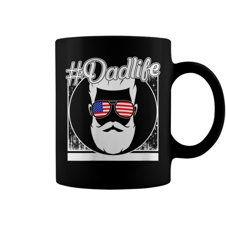 Womens 4Th Of July Dad Life Sunglasses American Father Independence  Coffee Mug