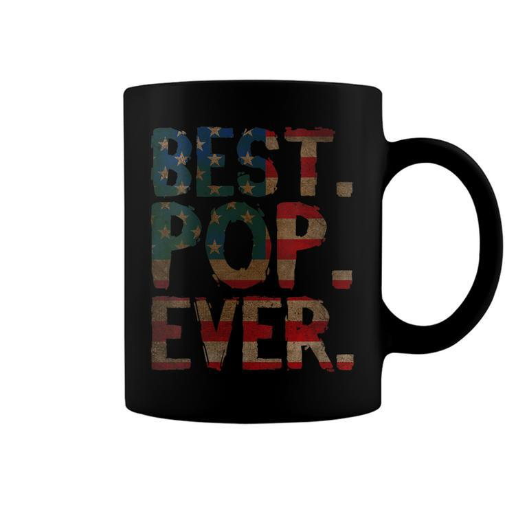 Womens 4Th Of July Fathers Day Usa Dad Gift - Best Pop Ever  Coffee Mug
