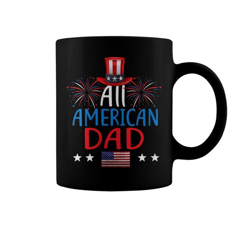 Womens All American Dad 4Th Of July Matching Family Patriotic  Coffee Mug