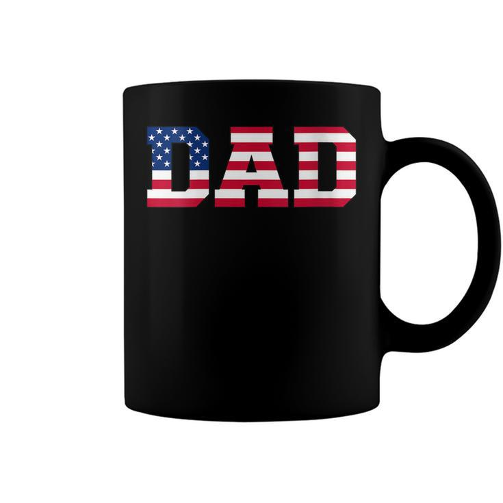 Womens American Dad Usa Independence Fathers Day 4Th Of July  Coffee Mug
