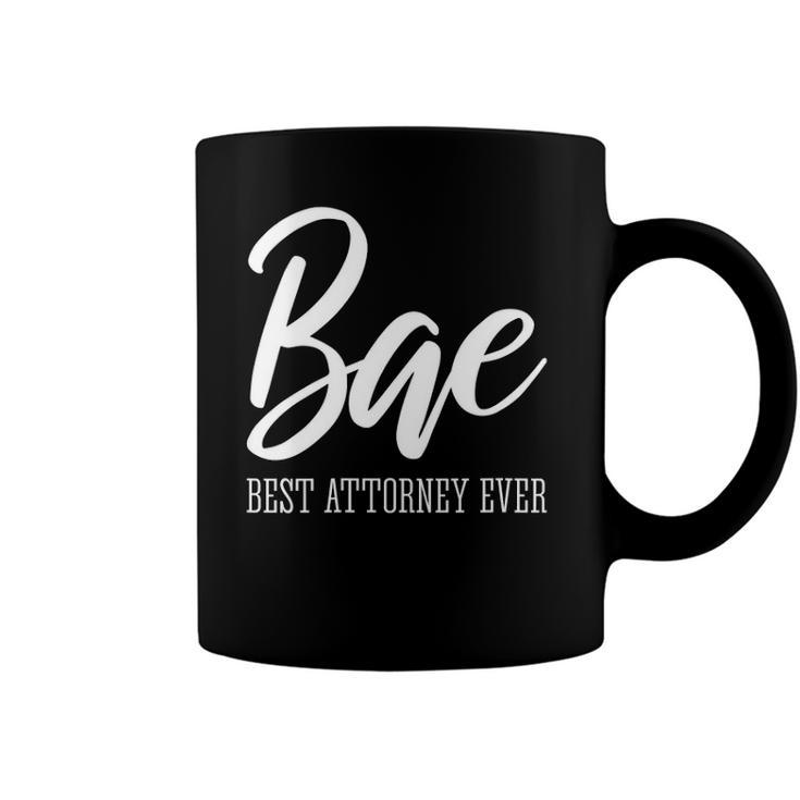 Womens Bae Best Attorney Ever Funny Lawyer Coffee Mug